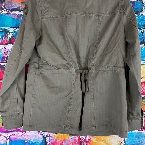 Anthropologie Hei Hei Green Jacket button Front Lightweight Shirt Size XS - Picture 10 of 11